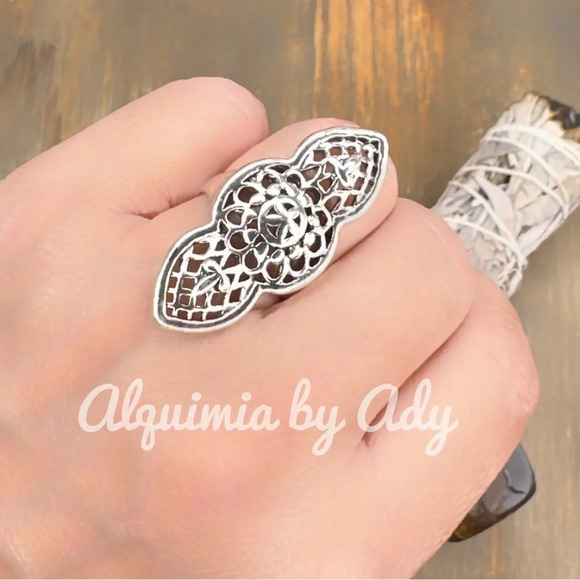 Alquimia Silver Intricate Ring - Picture 2 of 7